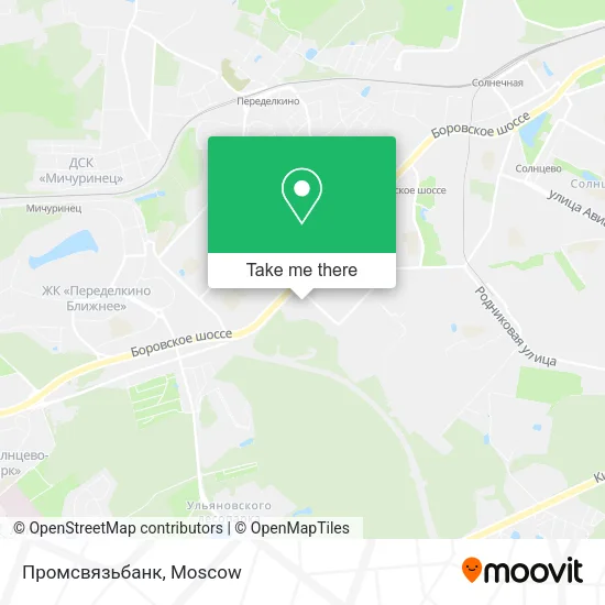 Промсвязьбанк map