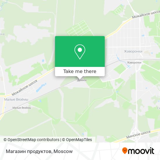 Магазин продуктов map