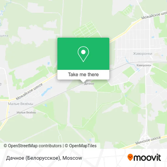 Дачное (Белорусское) map