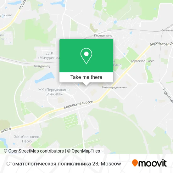 Стоматологическая поликлиника 23 map