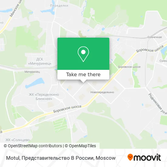Motul, Представительство В России map