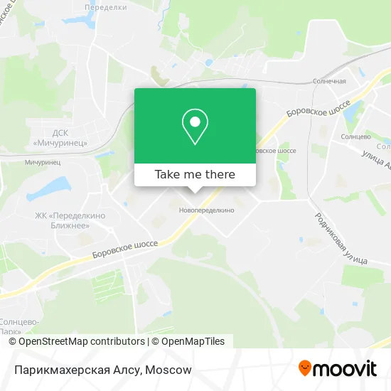 Парикмахерская Алсу map