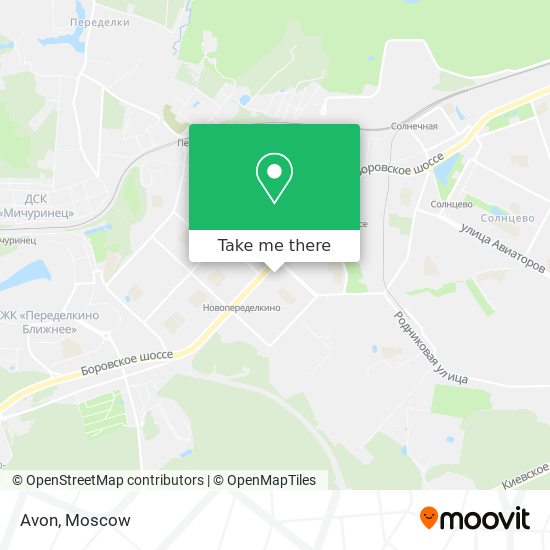 Avon map