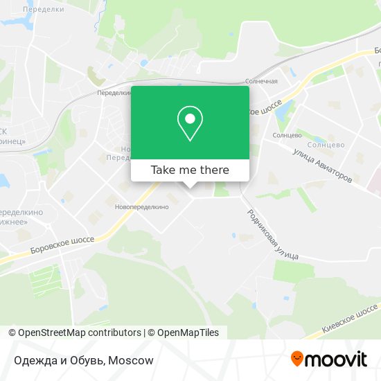 Одежда и Обувь map