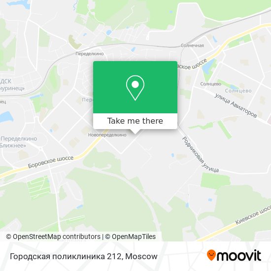 Городская поликлиника 212 map