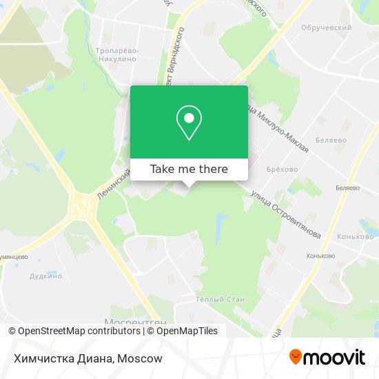Химчистка Диана map