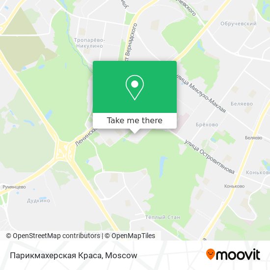 Парикмахерская Краса map