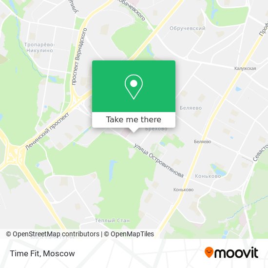 Time Fit map