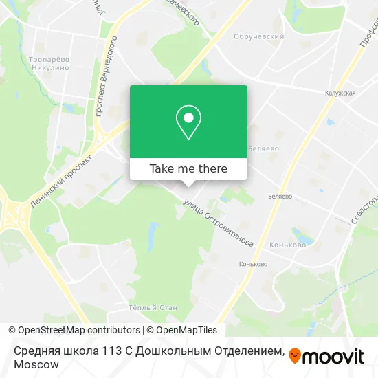 Средняя школа 113 С Дошкольным Отделением map