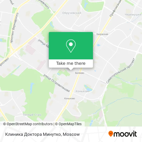 Клиника Доктора Минутко map