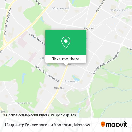 Медцентр Гинекологии и Урологии map