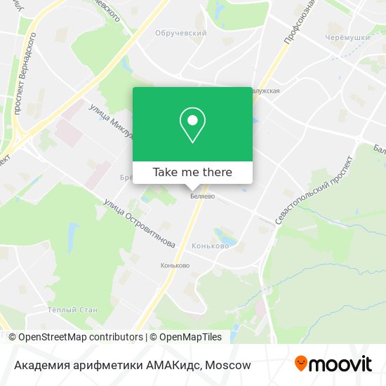 Академия арифметики АМАКидс map