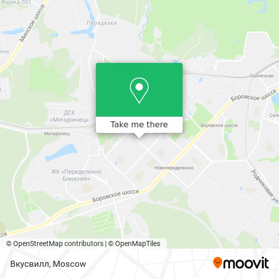 Вкусвилл map