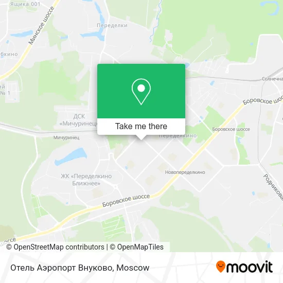 Отель Аэропорт Внуково map