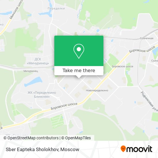 Sber Eapteka Sholokhov map