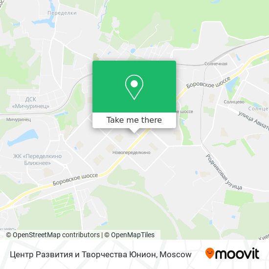 Центр Развития и Творчества Юнион map