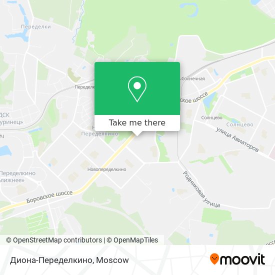 Диона-Переделкино map