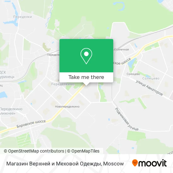 Магазин Верхней и Меховой Одежды map
