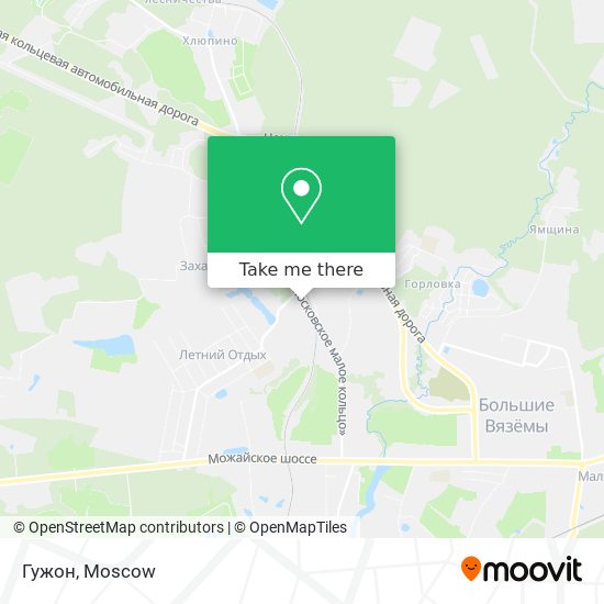 Гужон map