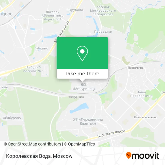 Королевская Вода map