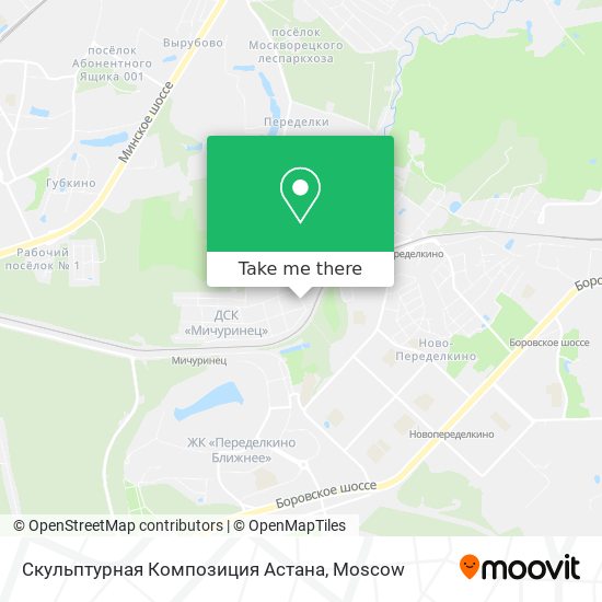 Скульптурная Композиция Астана map