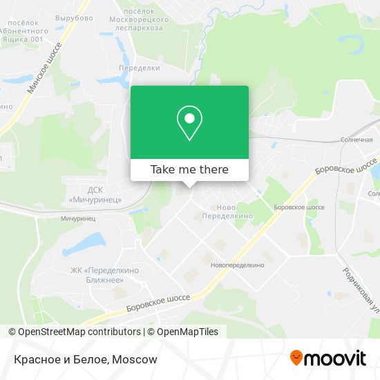 Красное и Белое map