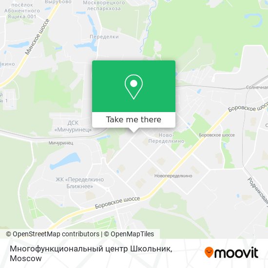 Многофункциональный центр Школьник map