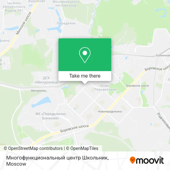 Многофункциональный центр Школьник map