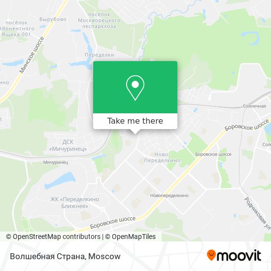 Волшебная Страна map