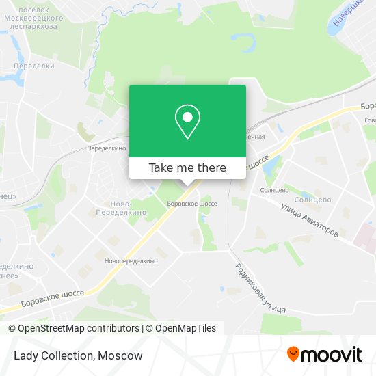 Lady Collection map