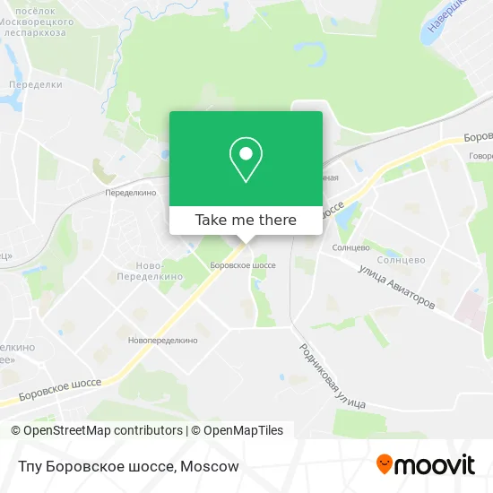 Тпу Боровское шоссе map