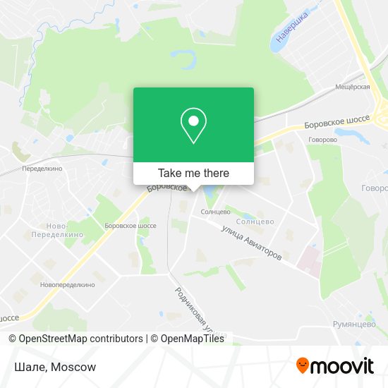 Шале map