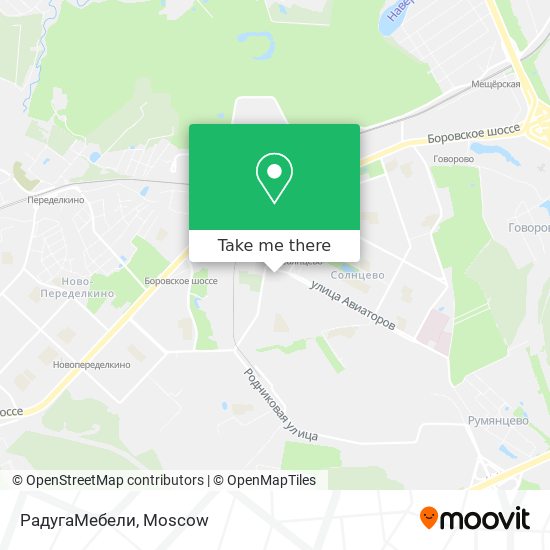 РадугаМебели map