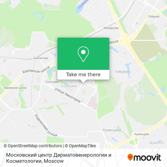 Московский центр Дерматовенерологии и Косметологии map