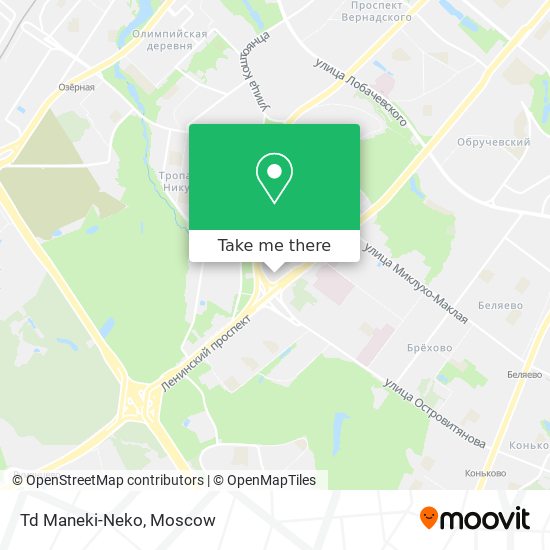 Td Maneki-Neko map
