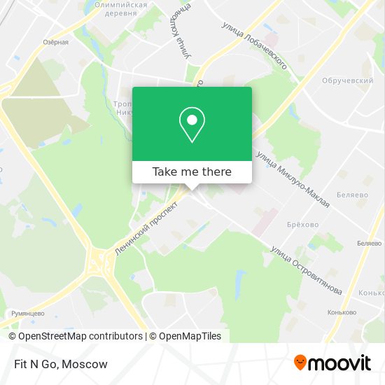 Fit N Go map