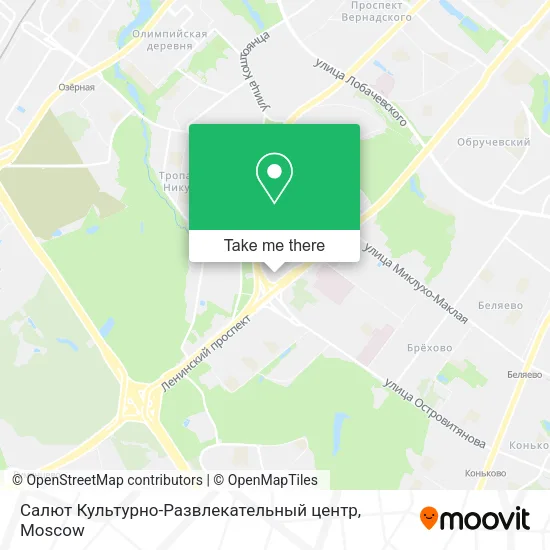 Салют Культурно-Развлекательный центр map