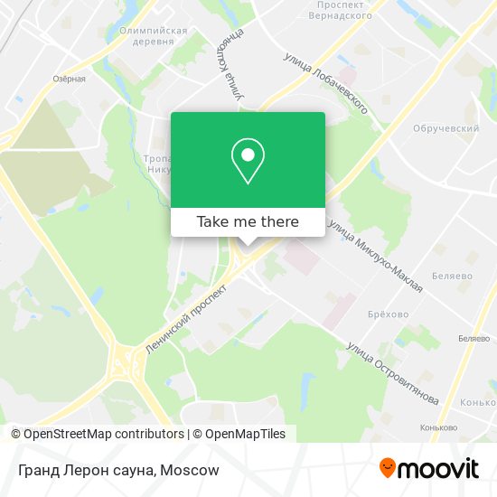 Гранд Лерон сауна map