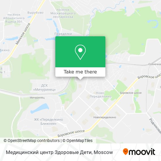 Медицинский центр Здоровые Дети map