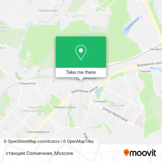станция Солнечная map