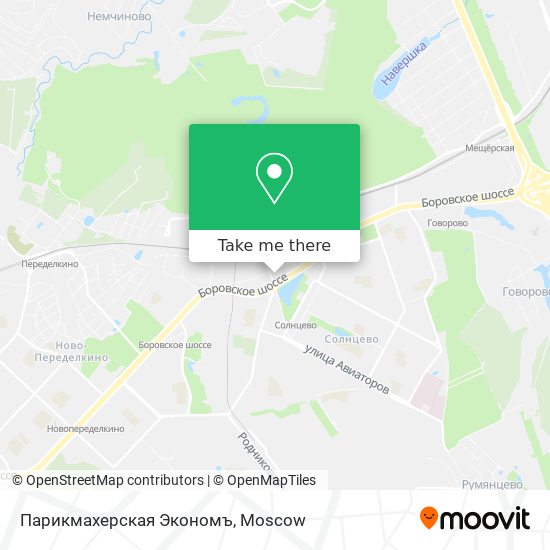 Парикмахерская Экономъ map