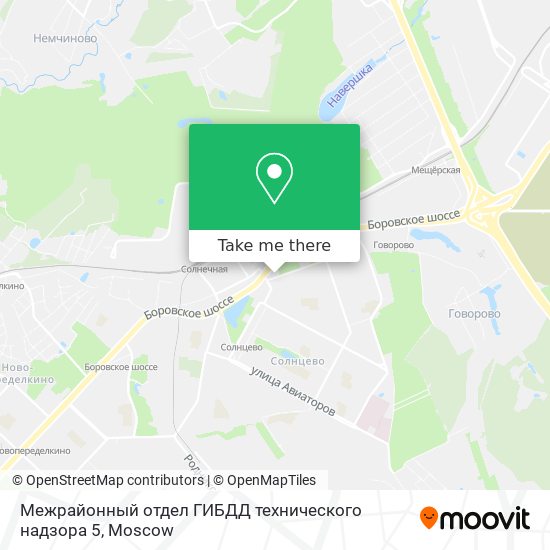 Межрайонный отдел ГИБДД технического надзора 5 map