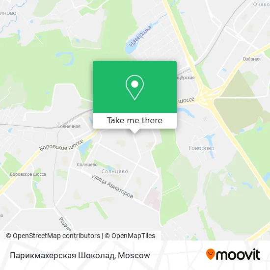 Парикмахерская Шоколад map