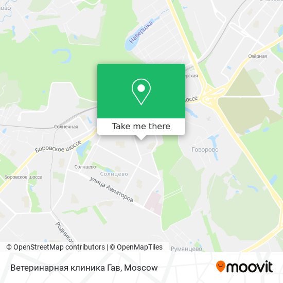 Ветеринарная клиника Гав map