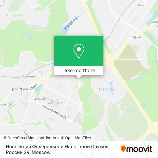 Инспекция Федеральной Налоговой Службы России 29 map