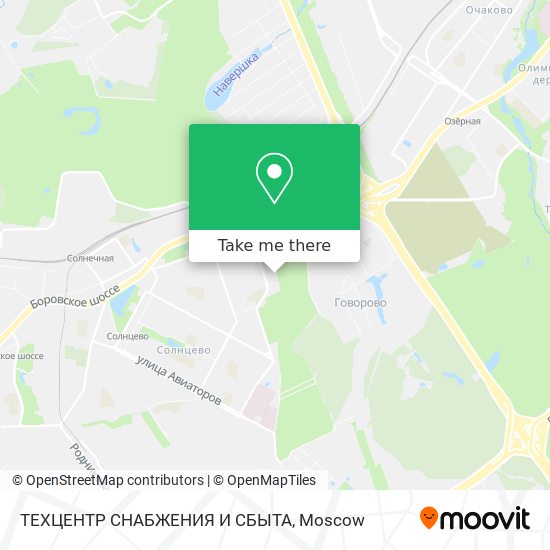 ТЕХЦЕНТР СНАБЖЕНИЯ И СБЫТА map