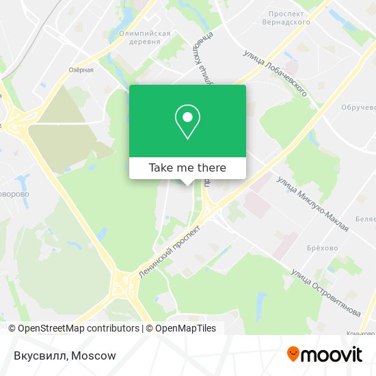 Вкусвилл map