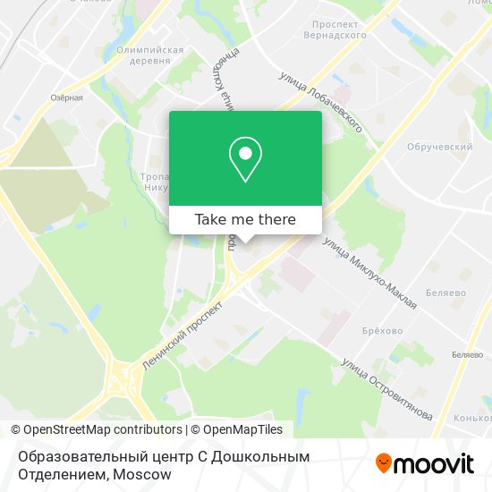 Образовательный центр С Дошкольным Отделением map