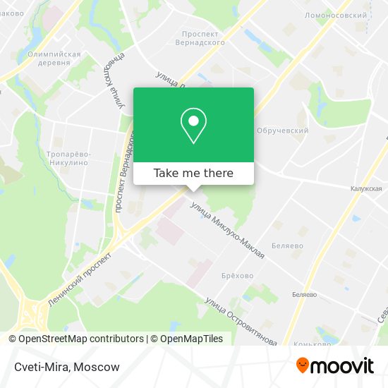 Cveti-Mira map