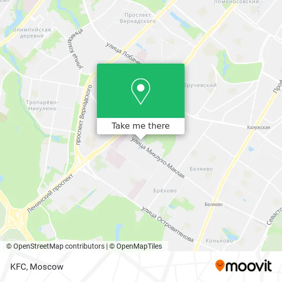 KFC map